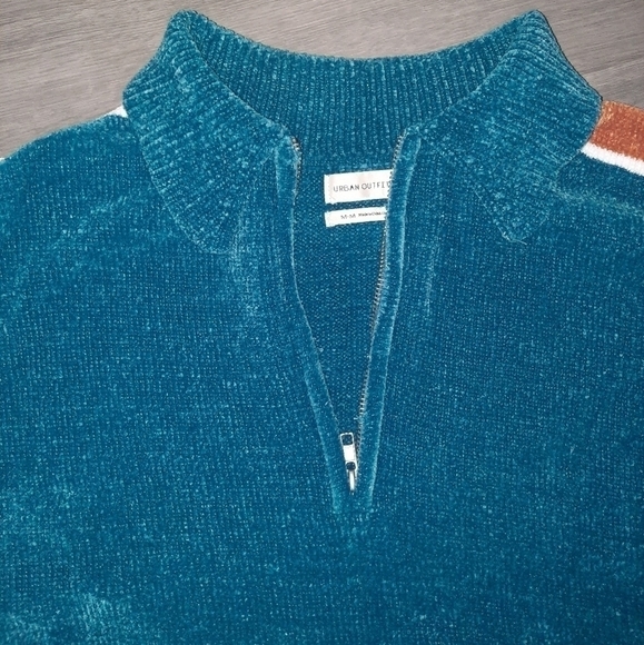 Urban Outfitters Juno Velour Half-Zip Sweater - Picture 5 of 11